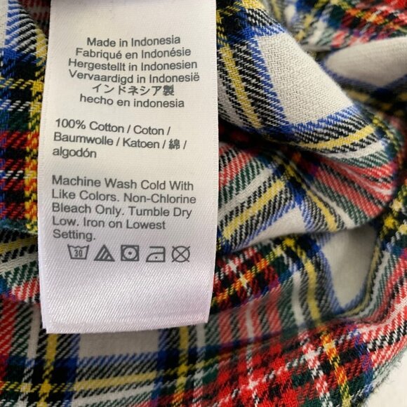 J. Crew Women's Classic Fit Multicolor Flannel Shirt Size 2 Style BD538 - Picture 12 of 13